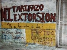 Ni tarifazo ni extorsión - Fb: Partido Obrero Balvanera - Partido Obrero Comuna 3
