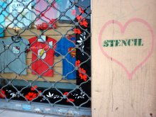 STENCIL corazón