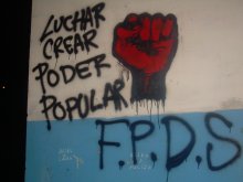 LUCHAR, CREAR PODER POPULAR! F.P.D.S