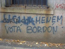 Cortá con Menem votá Bordón