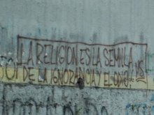 La religión es la semilla de la ignorancia y el odio