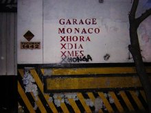 Garage Mónaco: x, hora, x día, x mes, x honga