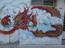 LUCHA DEL COLIBRI CON EL DRAGON