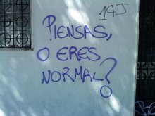 Piensas, o eres normal?