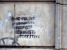 No violent - Humanista - Pacifista - Ecologista - Autogestivo