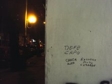 Defe capo - Chaca puto - Excursio puto cobarde