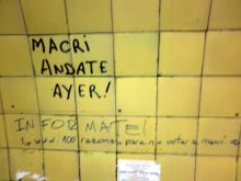 Macri andate ayer!