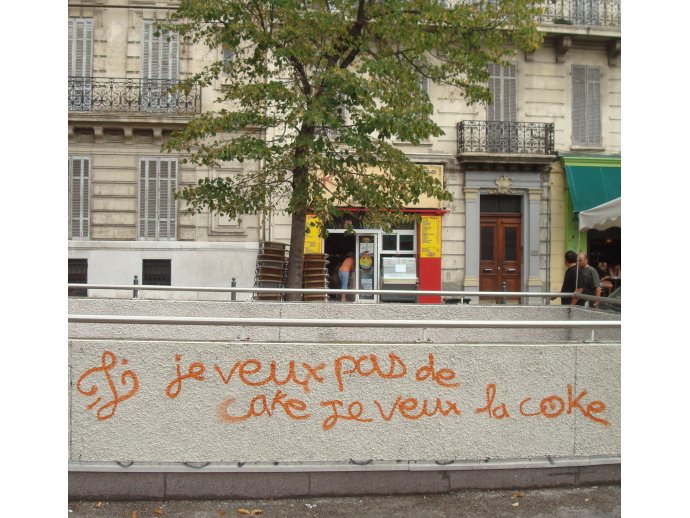 je veux pas de cake, je veux de la coke