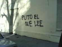 Puto el que lee