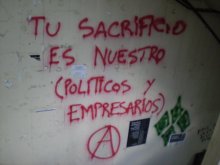 Tu sacrificio es nuestro (políticos y empresarios)