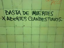 Basta de muertes x abortos clandestinos