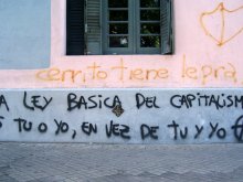 la ley básica del capitalismo es tu o yo, en vez de tu y yo