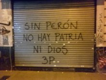 sin perón no hay patria ni dios 3p