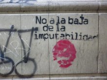 No a la baja de la imputabilidad