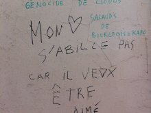 Mon coeur s'abille pas car il veut être aimé/génocide de clodos salaud de bourgeois=Kapo