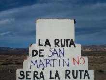 la ruta de san martin no será la ruta del sakeo