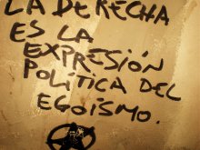 La derecha es la expresion politica del egoismo