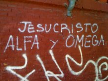 jesucristo, alfa y omega (una reflexión de la pared sobre el lado cósmico del mítico jesus, mártir de los tiempos en que vivimos, poeta de la cruz)