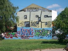 Pes team    crew de grafitis de mar del plata