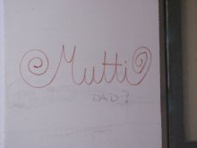 Mutti / dad?