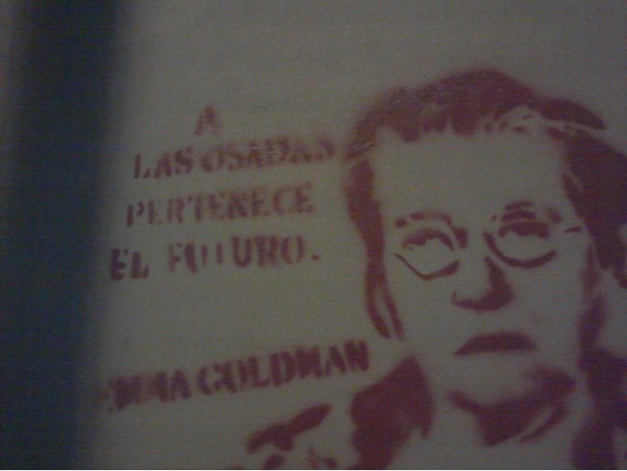 A las osadas pertenece el futuro (Emma Goldman)