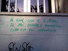 Al igual que el sistema, el MC Donald`s también está en tu interior