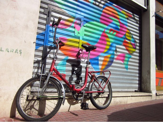 Bicicleta y mil colores.
