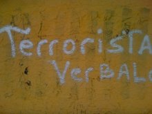 TERRORISTA VERBAL