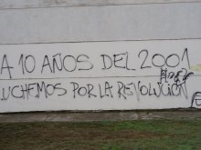 A 10 años del 2001 luchemos por la revolución