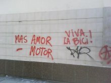 Más amor, menos motor. Viva la bici