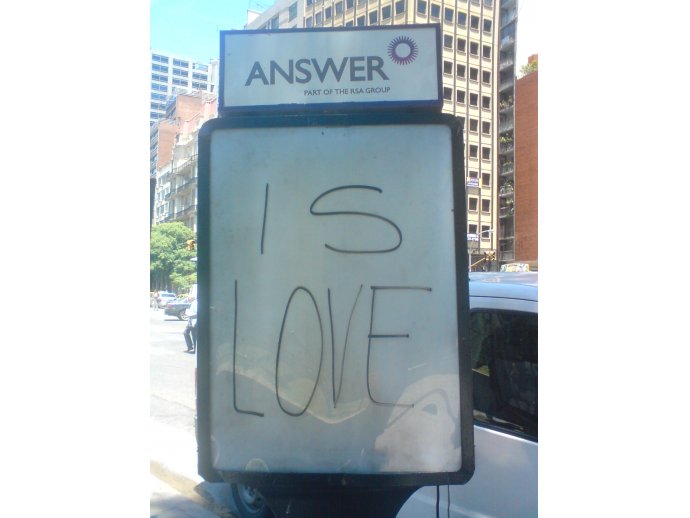 ANSWER IS LOVE