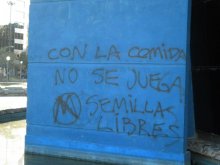 con la comida no se juega - semillas libres