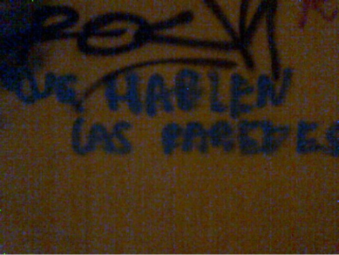 Que hablen las paredes