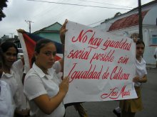 No hay igualdad social posible sin igualdad de cultura. José Martí.