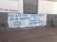 ¡Sí a la Vida, No al Aborto! Vanguardia de la Juventud Nacionalista