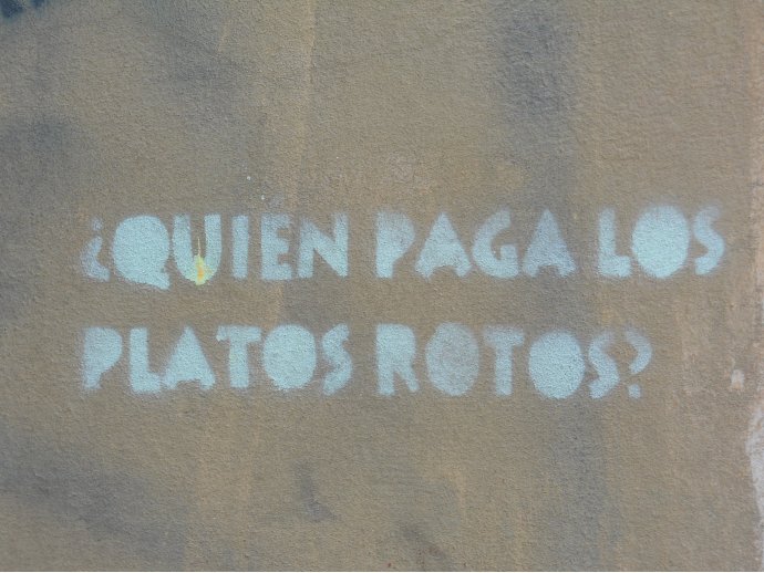 ¿Quién paga los platos rotos?