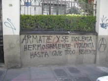 Armate violenta, en La paz, Bolivia.