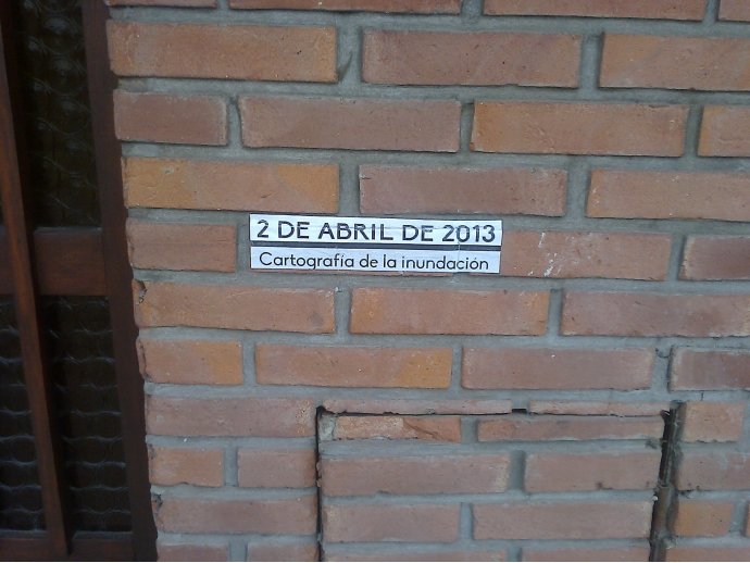 2 DE ABRIL DE 2013 / Cartografía de la inundación