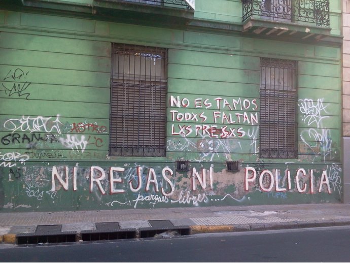 ni rejas ni policía - plazas libres