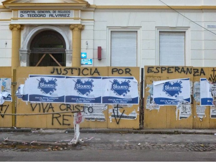 Justicia por Esperanza. Viva Cristo Rey. A.N.C. (Acción Nacional Católica)