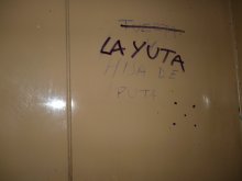 Tuerta (tachado) La Yuta Hija de Puta