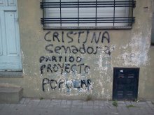 Cristina Senadora - Partido Proyecto Popular
