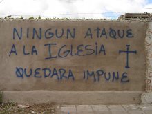 NINGUN ATAQUE A LA IGLESIA QUEDARA IMPUNE - RELIGION O MUERTE