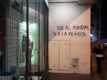 No al mundial Sí a la revuelta