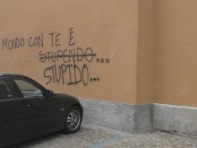 Il mondo con te è stupido...