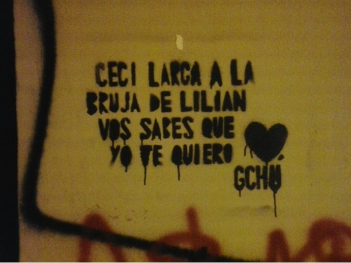 Ceci largá a la bruja de Lilian. Vos sabés que yo te quiero. Gchú