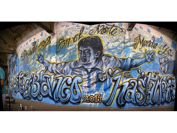 desde 1902 en el norte mando yo, Celeste y blanco hasta morir, homenaje al PULGA RODRIGUEZ, ATLETICO TUCUMAN, 