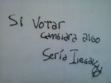 Si votar cambiara algo sería ilegal