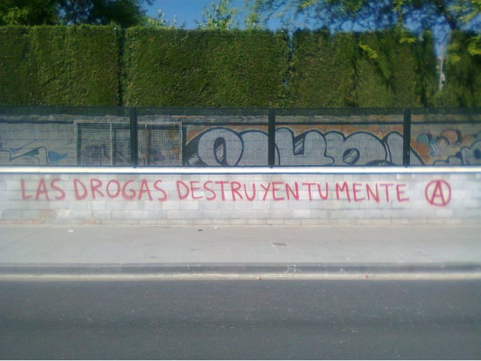 Las drogas destruyen tu mente