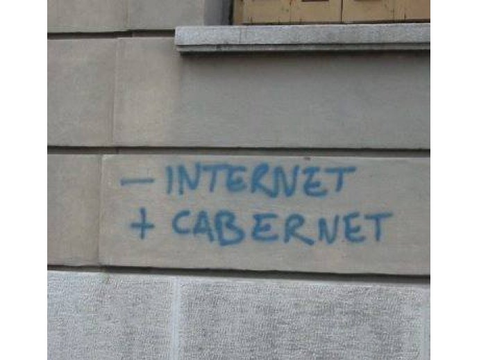 - internet + cabernet